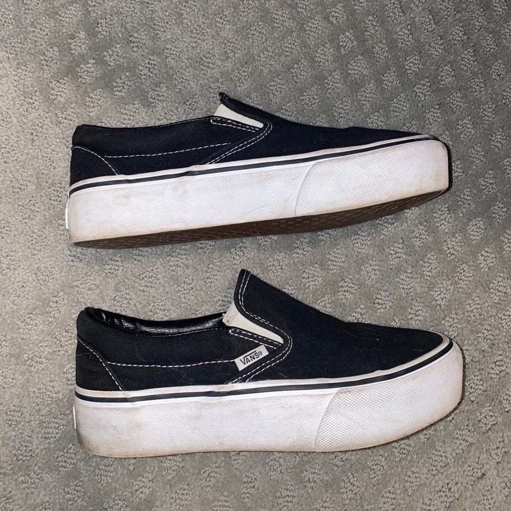 Slip on platform vans